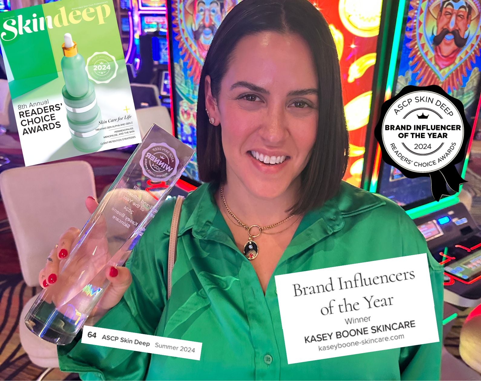 8th Annual Readers' Choice Awards Winner - Brand Influencer of the Year : Kasey Boone Skincare™